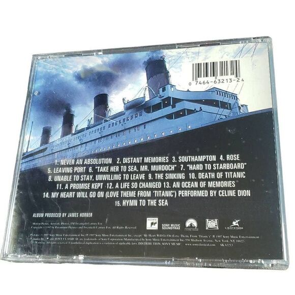Titanic Motion Picture Soundtrack CD - Picture 2 of 7